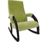 Кресло-качалка Комфорт Модель 67М, венге, ткань Verona Apple Green 31453 1