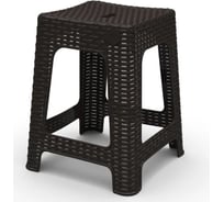 Табурет Комус PR_ квадратный Rattan горький шоколад 1071401
