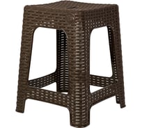 Табурет INGREEN Мебель для дома PR_ квадратный Rattan горький шоколад 1071401 231086