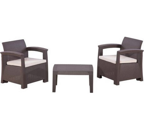 Комплект мебели B:rattan Rattan Comfort 3 венге SF4-2P