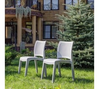 Набор стульев Royal Family JULY (2 шт) светло-серый 853-71