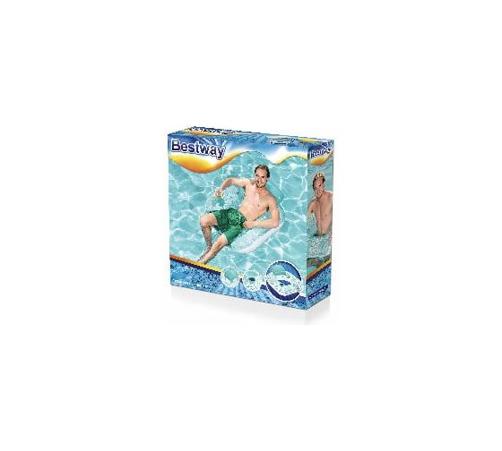 Надувной матрас-шезлонг для отдыха на воде BestWay 102x94 см 43097 014808