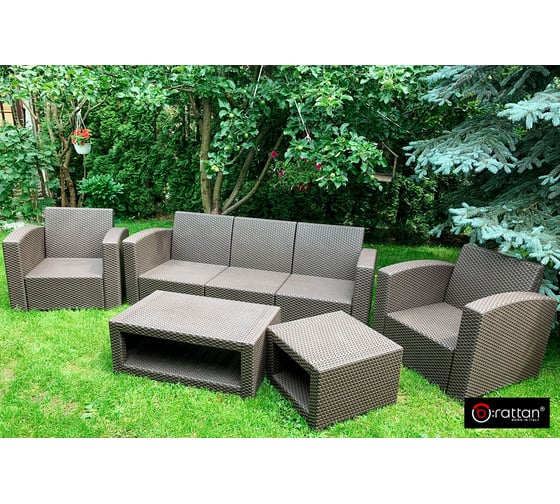 Комплект мебели B:rattan Rattan Premium 5, венге SF1-5P
