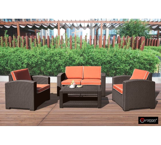 Комплект мебели B:rattan Rattan Premium 4, венге SF1-4P