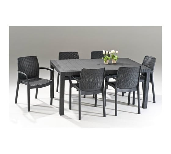 Стул Keter Bali mono графит 206056