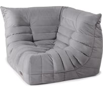 Кресло угловое бескаркасное NRAVA home Bali 1020х1020х800 мм, Серый 4657810333642