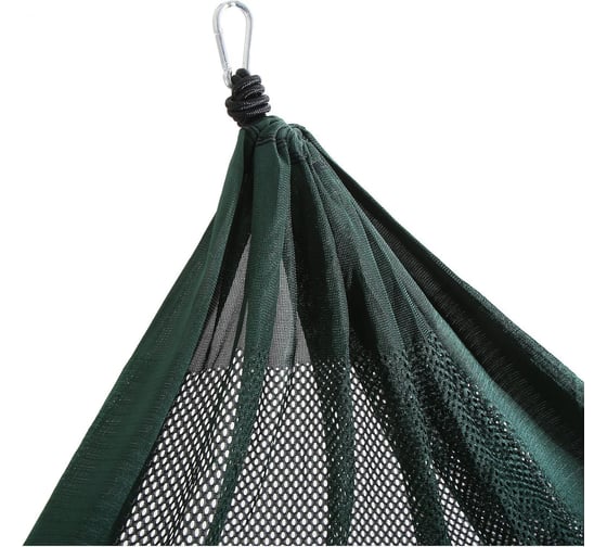 Гамак Maclay 260x140 см, нейлон, цвет зеленый 3941096