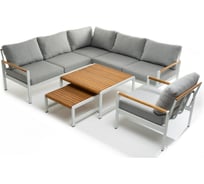 Лаунж-зона из алюминия МАЯ M белая Joygarden 42100/42101/42102/42103/42104/42105