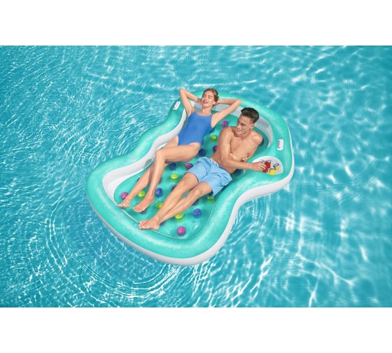 Матрас для плавания BestWay 43045B 216x178 см, для двоих 010159