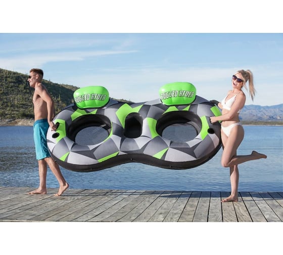 Надувной матрас-плот BestWay Rugged Rider II 251х132 см 43279 008971