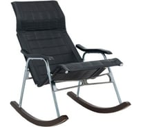 Складное кресло-качалка Leset Белтех черный 0210-5628