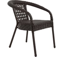 Комплект из 2х кресел и стола TREET DECO Темно-коричневый FM-2010-50+FM-1001-DARK
