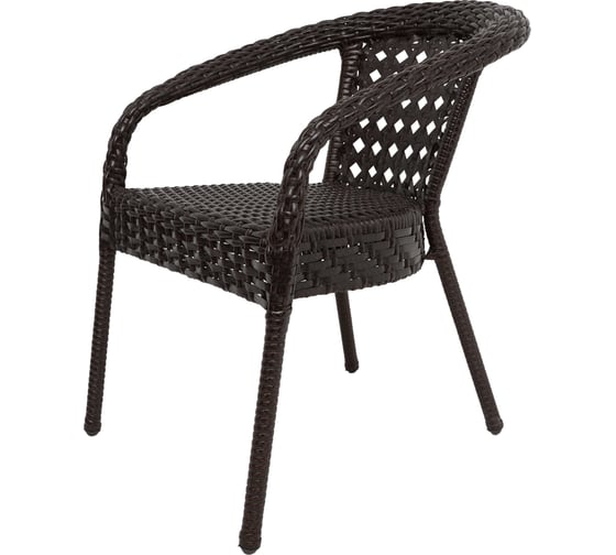 Комплект из 2х кресел и стола TREET DECO Темно-коричневый FM-2010-50+FM-1001-DARK