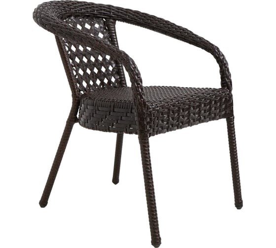 Комплект из 6х кресел и стола TREET DECO Темно-коричневый FM-2001-120x85+FM-1001-DARK