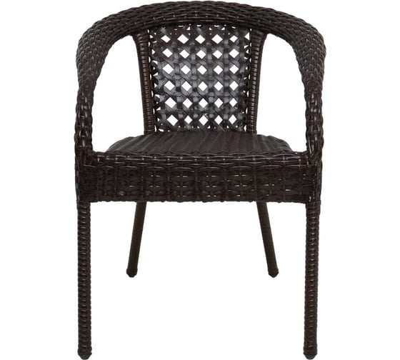 Комплект из 6х кресел и стола TREET DECO Темно-коричневый FM-2001-120x85+FM-1001-DARK