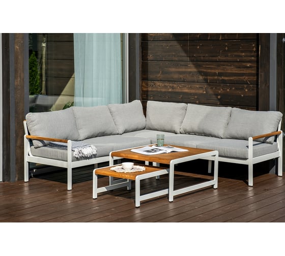 Лаунж зона из алюминия Joygarden MAYA белая 42100/42101/42102/42104/42105 1