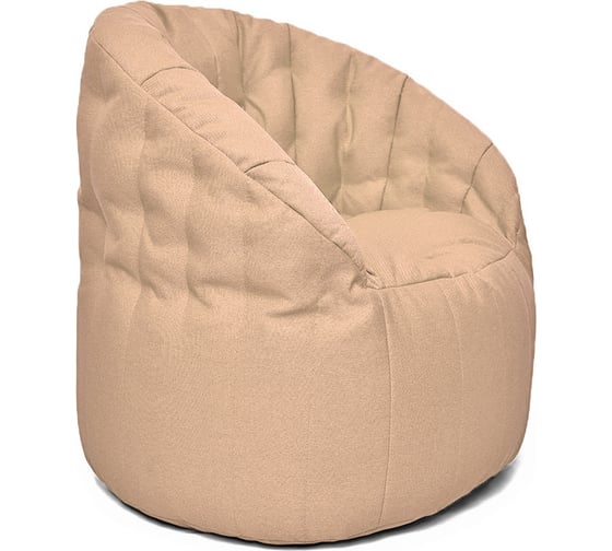 Кресло-мешок Relax line Энджой в рогожке Bahama - Ginger XL К-483