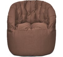 Кресло-мешок Relax line Энджой в рогожке Bahama - Chocolate XL К-480