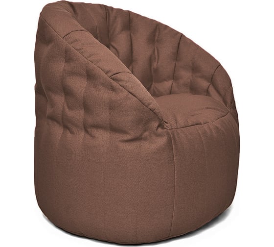 Кресло-мешок Relax line Энджой в рогожке Bahama - Chocolate XL К-480