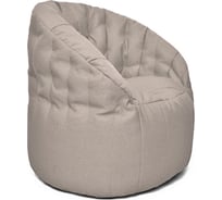 Кресло-мешок Relax line Энджой в рогожке Bahama - Ash XL К-478