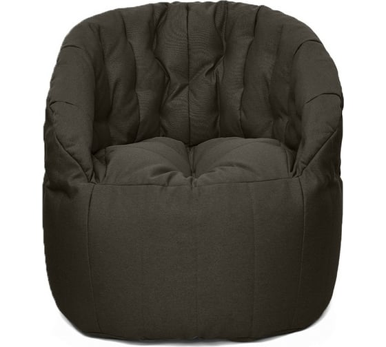 Кресло-мешок Relax line Энджой в рогожке Bahama - Dark Brown XL К-481