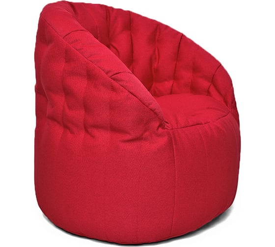 Кресло-мешок Relax line Энджой в рогожке Bahama - Red XL К-489