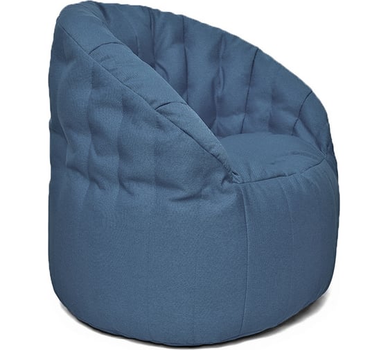 Кресло-мешок Relax line Энджой в рогожке Bahama - Denim XL К-482