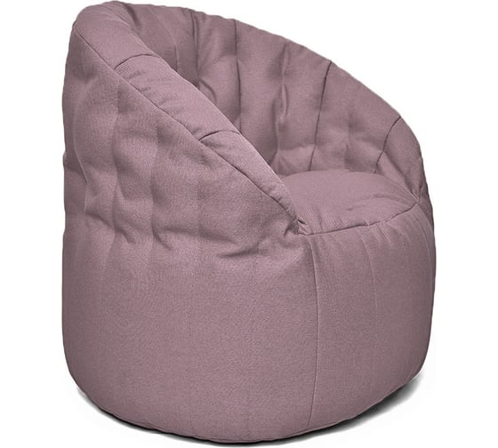 Кресло-мешок Relax line Энджой в рогожке Bahama - Plum XL К-488