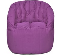 Кресло-мешок Relax line Энджой в рогожке Bahama - Violet XL К-491