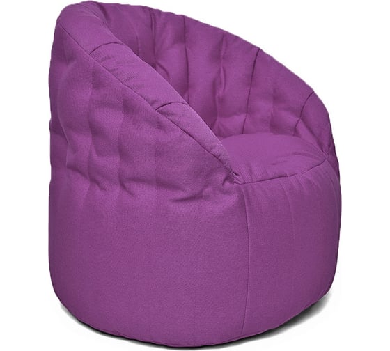 Кресло-мешок Relax line Энджой в рогожке Bahama - Violet XL К-491