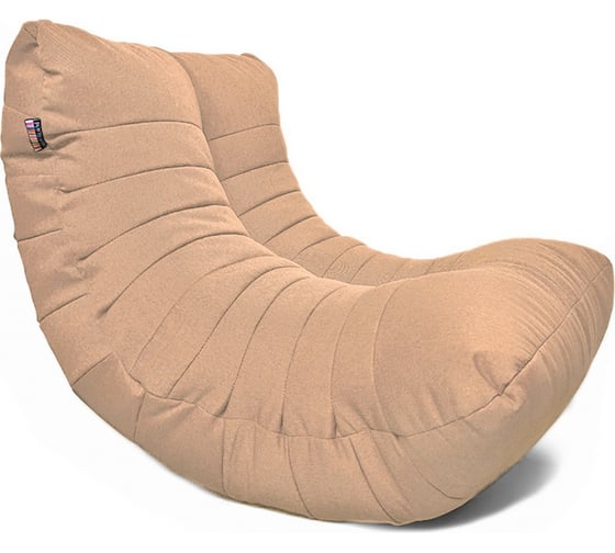 Кресло-мешок Relax line Кокон в рогожке Bahama - Ginger, XL К-520 1
