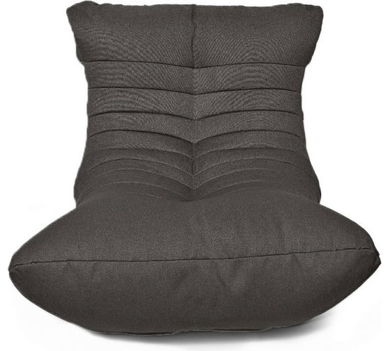 Кресло-мешок Relax line Кокон в рогожке Bahama - Grafit, XL К-521