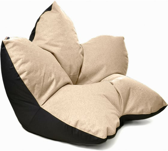 Кресло-мешок Relax line Релакс в рогожке Bahama - Beige, XL К-344