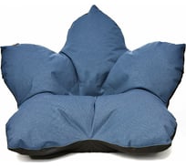 Кресло-мешок Relax line Релакс  в рогожке Bahama - Denim, XL К-347