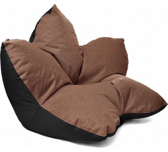 Кресло-мешок Relax line Релакс в рогожке Bahama - Chocolate, XL К-345