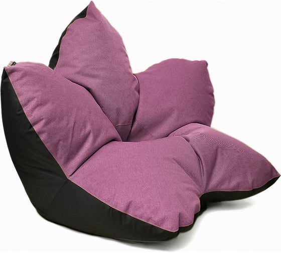 Кресло-мешок Relax line Релакс в рогожке Bahama - Violet, XL К-355