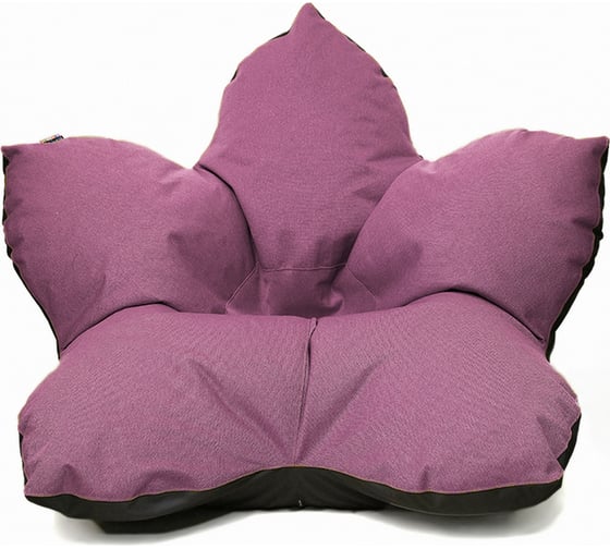 Кресло-мешок Relax line Релакс в рогожке Bahama - Violet, XL К-355