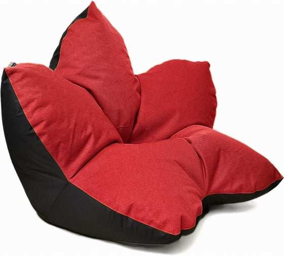 Кресло-мешок Relax line Релакс в рогожке Bahama - Red, XL К-353