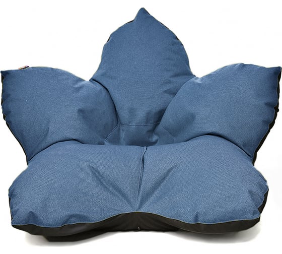 Кресло-мешок Relax line Релакс  в рогожке Bahama - Denim, L К-362 1