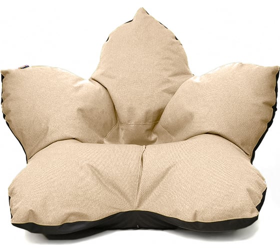 Кресло-мешок Relax line Релакс в рогожке Bahama - Beige, L К-359 1