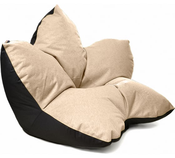 Кресло-мешок Relax line Релакс в рогожке Bahama - Beige, L К-359