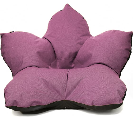 Кресло-мешок Relax line Релакс в рогожке Bahama - Violet, L К-370 1