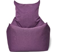 Кресло-мешок Relax line Топчан в рогожке Bahama - Violet, XL К-573