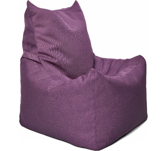 Кресло-мешок Relax line Топчан в рогожке Bahama - Violet, XL К-573