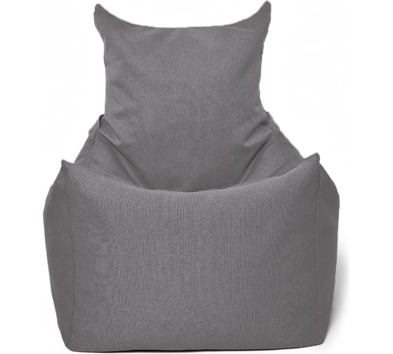 Кресло-мешок Relax line Топчан в рогожке Bahama - Gray, XL К-576