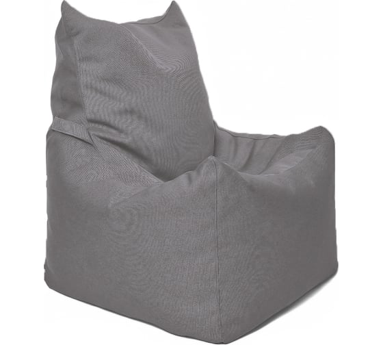 Кресло-мешок Relax line Топчан в рогожке Bahama - Gray, XL К-576