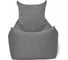 Кресло-мешок Relax line Топчан в рогожке Bahama - Gray, XL К-576 1