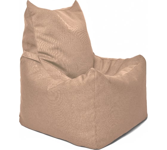 Кресло-мешок Relax line Топчан  в рогожке Bahama - Hazel, XL К-568