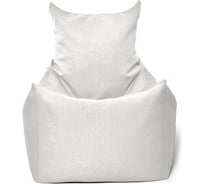 Кресло-мешок Relax line Топчан в рогожке Bahama - White, XL К-575