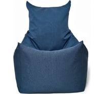 Кресло-мешок Relax line Топчан  в рогожке Bahama - Denim, XL К-564